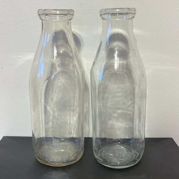 Vintage Milk Jar Holder & Jars - Picture 3 of 9